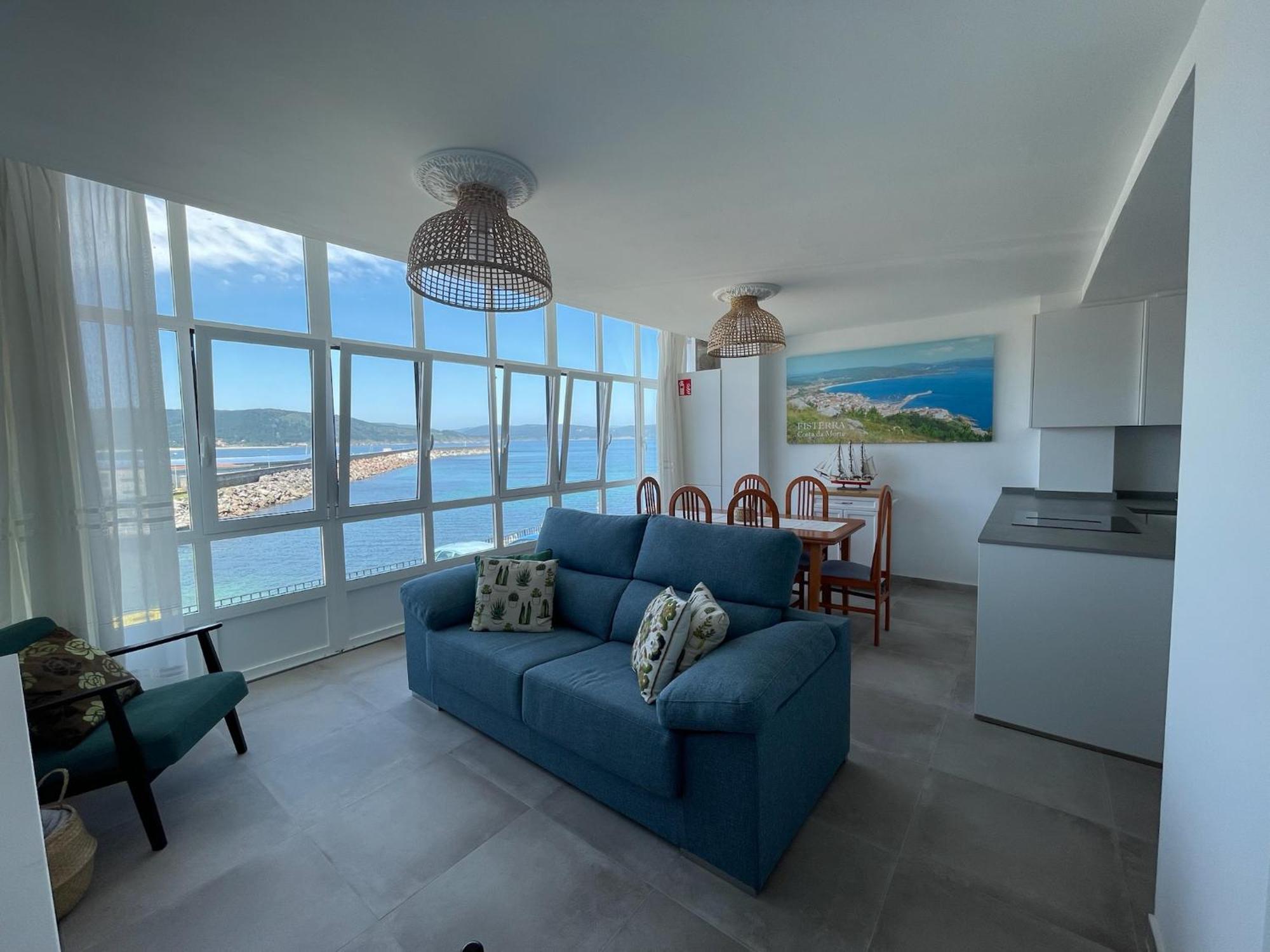 Ferienwohnung Mirador Playa Ribeira - Fisterra Exterior foto