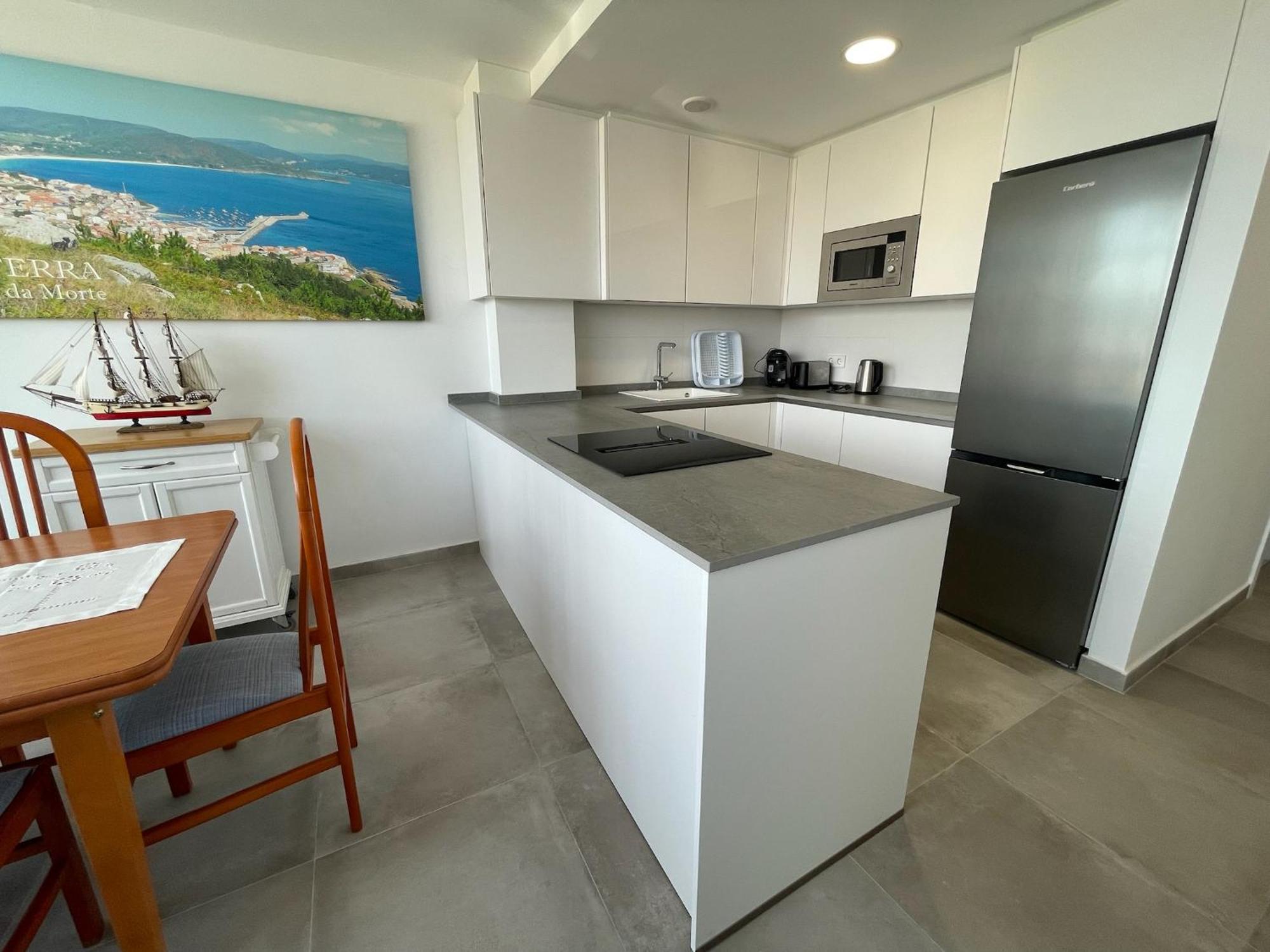 Ferienwohnung Mirador Playa Ribeira - Fisterra Exterior foto